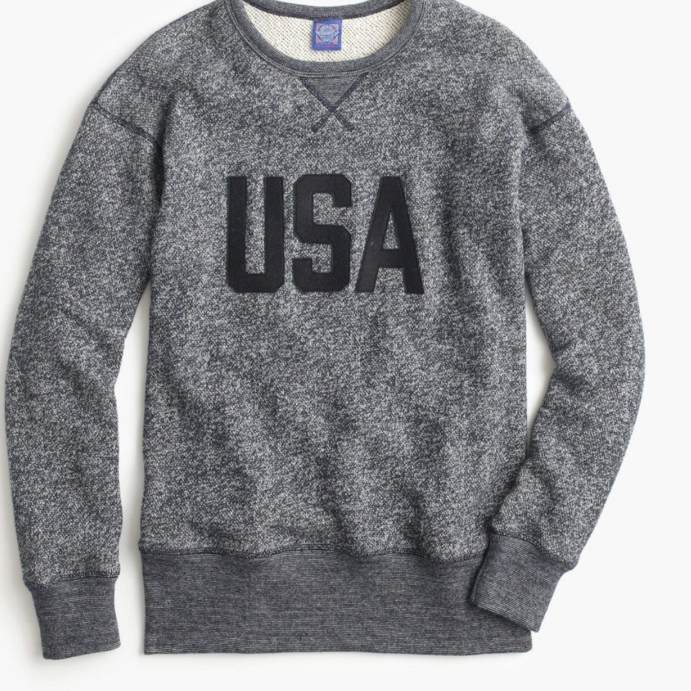 Ebbets Field Flannels x J Crew USA Sweatshirt